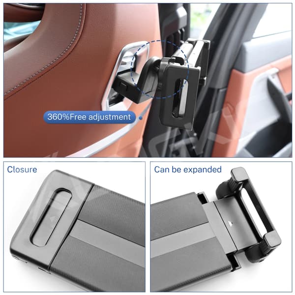 Tablet Holder, Vibration-Sikret Design, Multi-Vinkel Justerbar,1Sæt