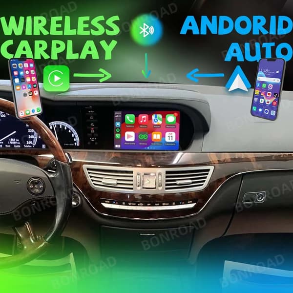 Trådlöst multimedia-gränssnitt, Trådlös CarPlay, Android Auto,För Benz NTG3.0