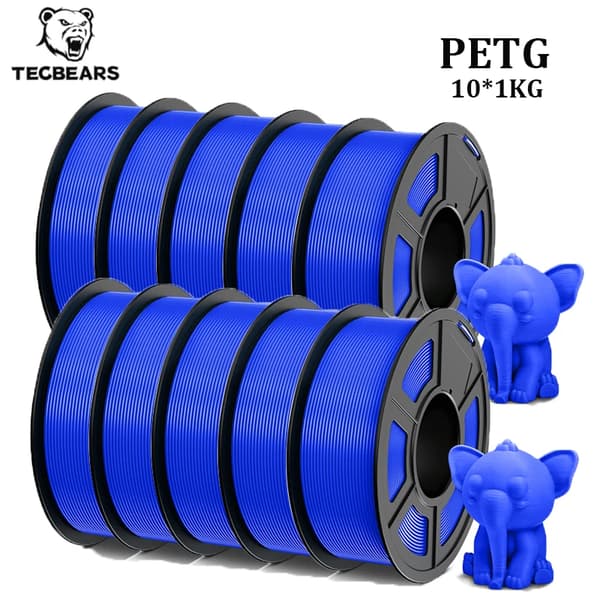 3D-printer filament, 1,75 mm diameter, vakuumforseglet,PETG 10BL