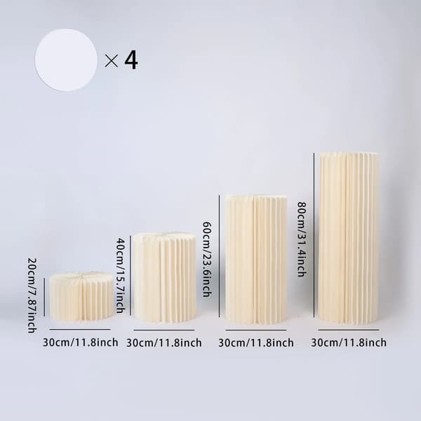 Displayställ, Fällbar Design, Modern Estetik,H20 40 60 80cm
