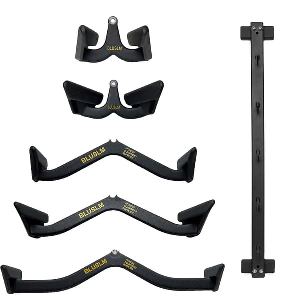 Gym Kabel Block Fästen, Multifunktionsstänger, Enkel Installation,5PCS OCH RACK1