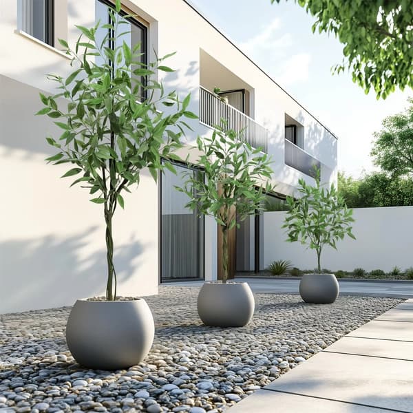 Kunstig Eucalyptus Træ, Realistisk Design, Lav Vedligeholdelse,grøn