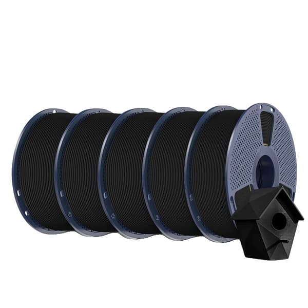 3D-printer filament, PLA-material, høj gennemsigtighed,5KG Sort