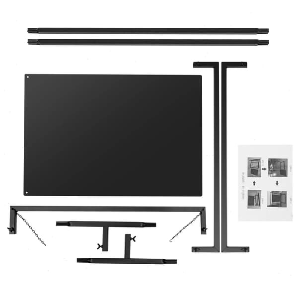 Bröllopsbåge Ställning, Bärbar Design, Robust Konstruktion,svart, M
