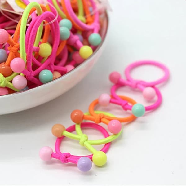 Elastiska Hårband, Mode Stil, Enfärgad Mönster,30PCS-a, Färger-b