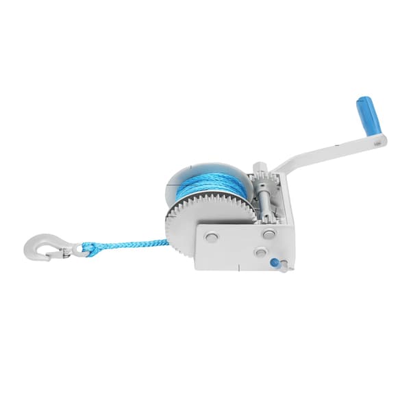 Manuel Vinsj, 4500 lbs Trækkraft, Låsemekanisme,HVID