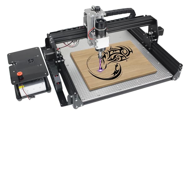 CNC Router, 500W Spindle, Offline Controller,20W laser, Ingen controller-a
