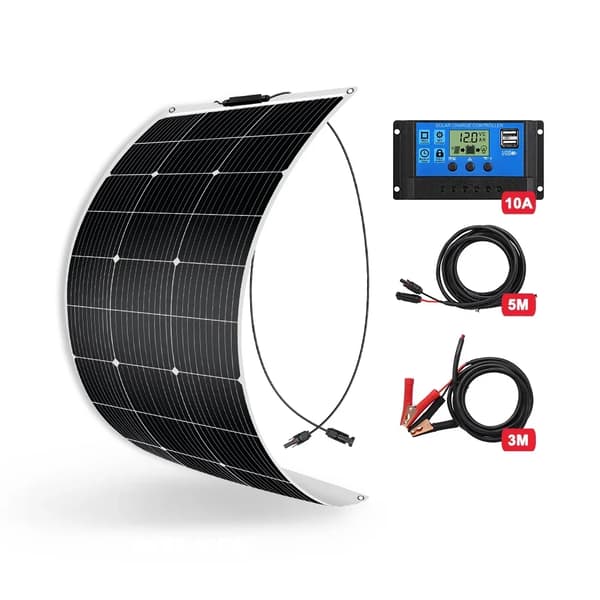 Joustava aurinkopaneeli, kevyt muotoilu, helppo asennus,100W Kit