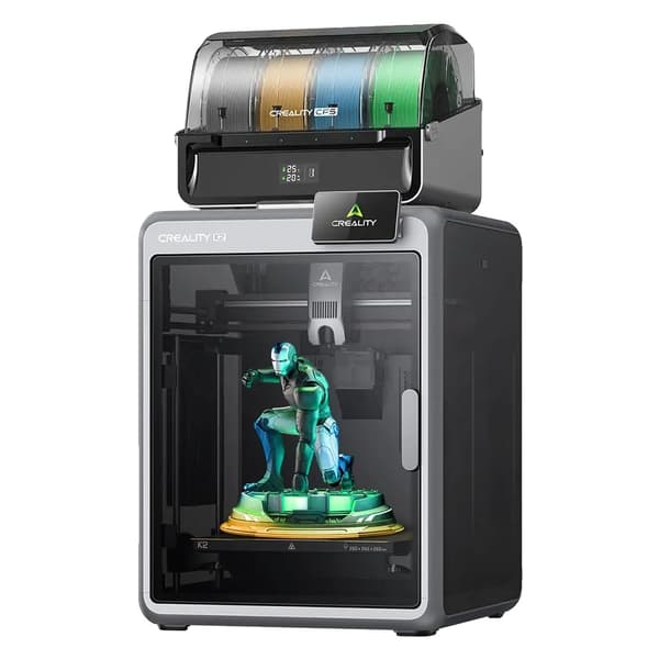 3D-printer, multicolor kapabiliteter, højhastighedsudskrivning,K2 Combo