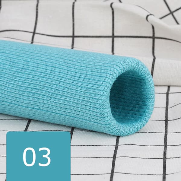 Stickade tygmanschetter, elastiskt stretchmaterial, sytilbehör,35x7cm-e, 3