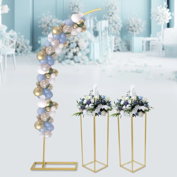 Bueholder, rektangulære blomsterstande, holdbart design,Guld, M