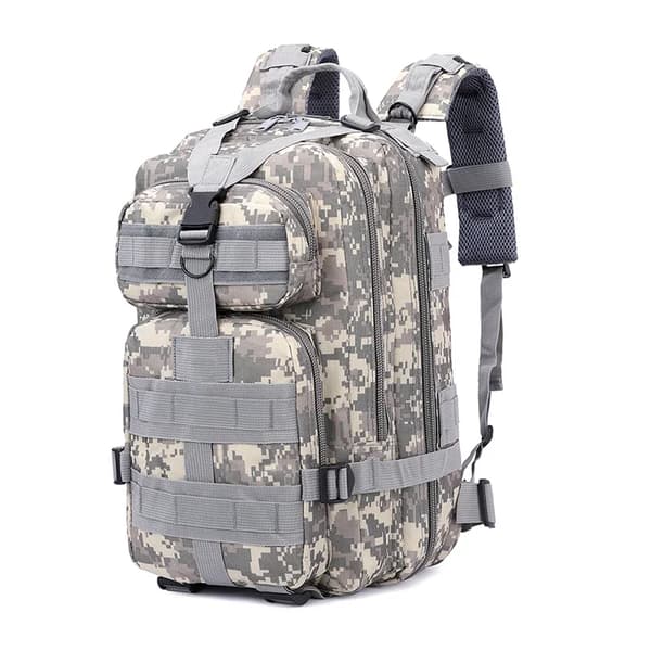 Taktisk rygsæk, MOLLE-design, 30L kapacitet,ACU 30L