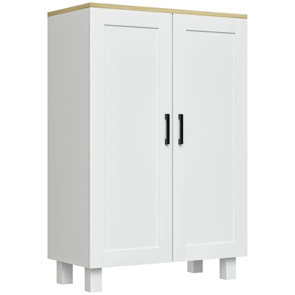 Vardagsrumsskåp, Modern Design, Justerbara Hyllor, Vit