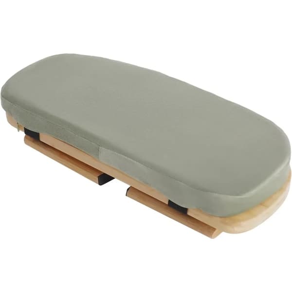Meditationsbänk, Dämpad Sittplats, Fällbar Design,ljusgrön
