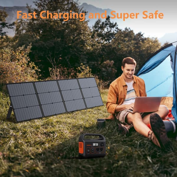 Solpanel, 220W Maximal Effekt, Monokristallint Kiselmaterial, Maximal Effektspänning 40V, Kortslutningsström 6.0A, Vikt 5.85 kg