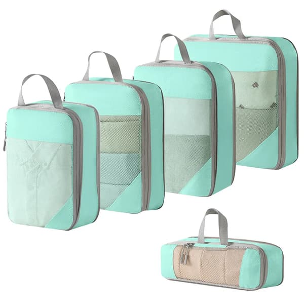 Rejsekompressionsposer, Vandtætte, Bærbare,5PCS-c