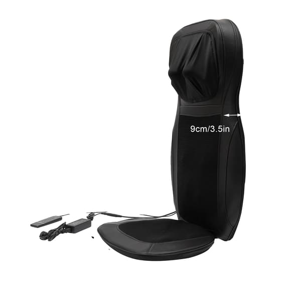 Massagekudde, Värmevibration, Ergonomisk Design,svart