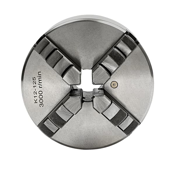 Självcentrerande chuck, 4-käksdesign, justerbart klämområde,125mm