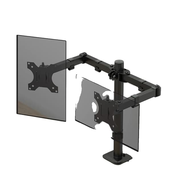 Monitorholder, Justerbar Arm, VESA Kompatibel,sort