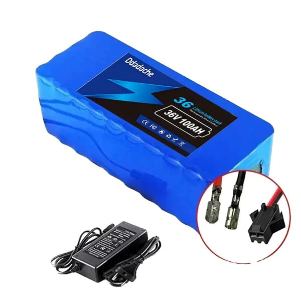 Litiumjonbatteripaket, 100Ah kapacitet, 36V spänning,Kugle-SM