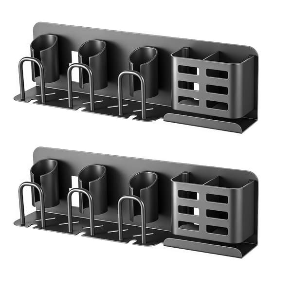 Tandborsthållare, Väggmonterad, Ingen Borrinstallation,2Pcs