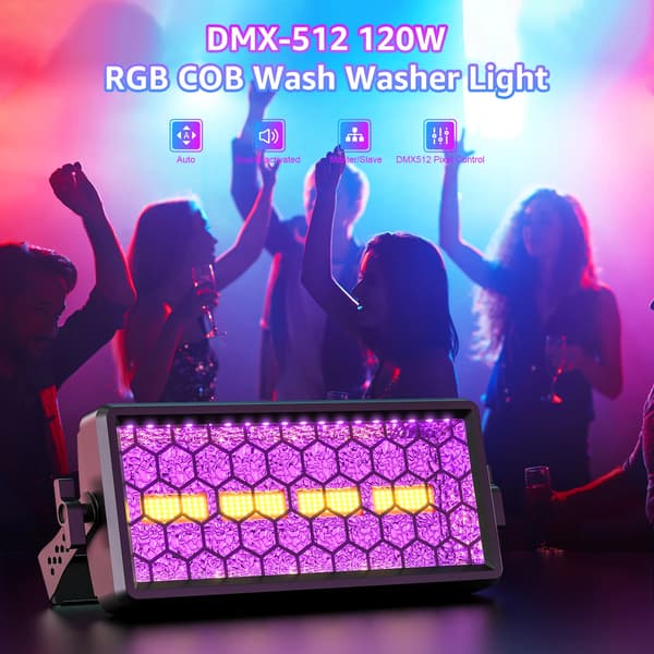 Scene Belysning, RGB LED, DMX Kontrol,EU stik
