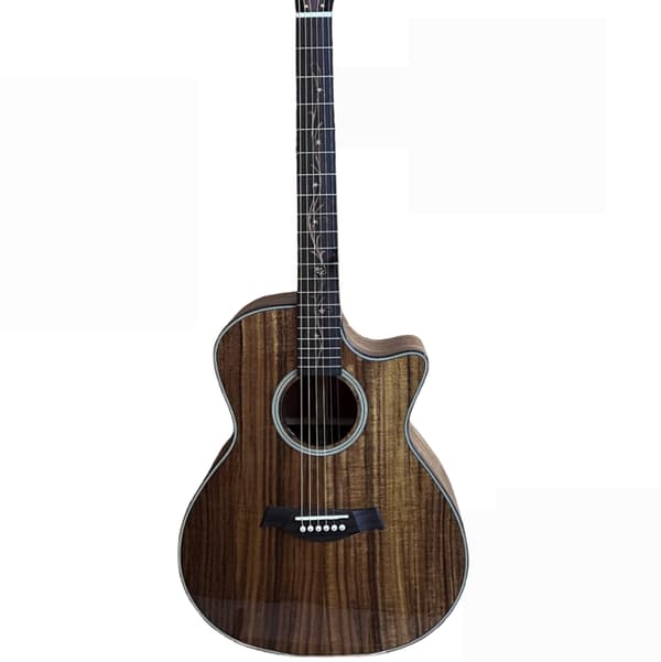 Gitarr, KOA-kropp, Rosenträsgrepp,GUL