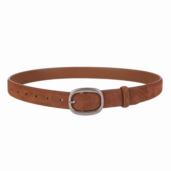 Læderbælte, Casual Stil, Holdbart Materiale,karamel, 100cm-e