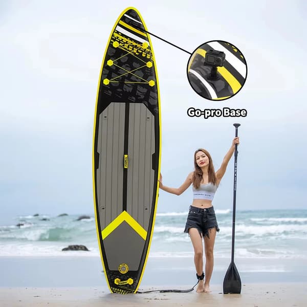 Stand Up Paddle Board, 3 finner, justerbart paddle,SUPFW16K(350*84*15)