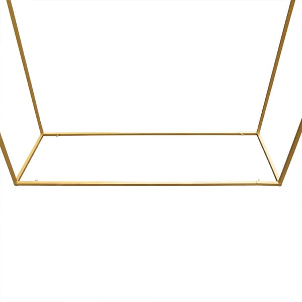Bröllopsbåge, Robust Stålstruktur, Mångsidig Dekorativ Användning,Guld, M