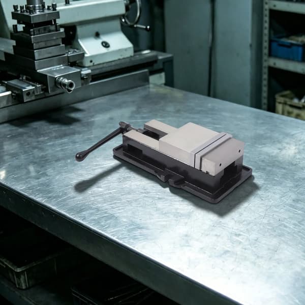 Låsning Vise, 160mm Käftbredd, Precision Fräsmaskin,Svart