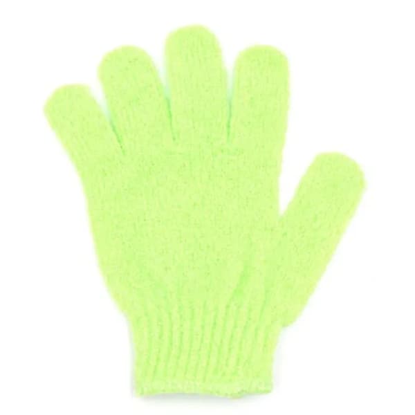 Exfolierande Badvante, Skonsam Rengöring, Bekväm Grepp,Grön-2PCS