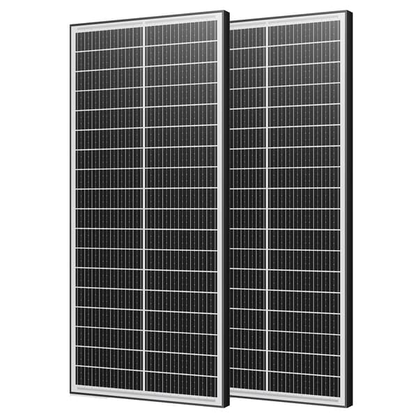 Solpanel, Hög Effektivitet Monokristallin, Off-Grid Kompatibilitet,200W(100W x 2)