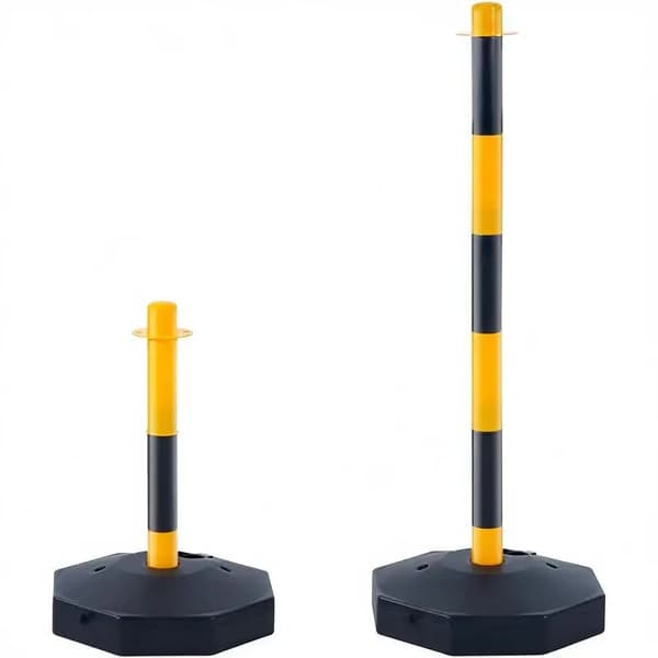 Trafikbarriärer, hög synlighet, reflekterande design, armégrön