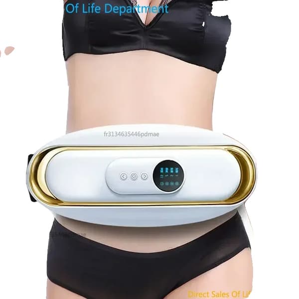 Kropsslankende massager, varmefunktion, 3 vibrationsindstillinger,HvidA