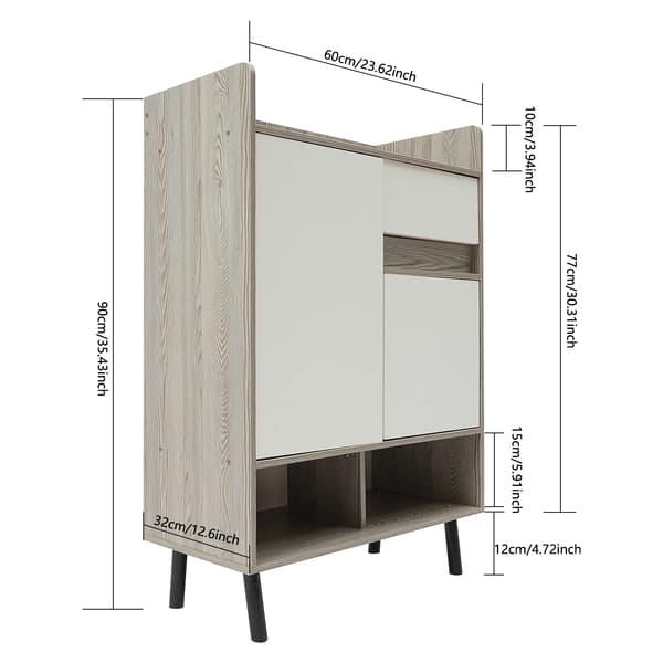 Sko cabinet, Modern design, Mångsidig förvaringslösning,Stil 3