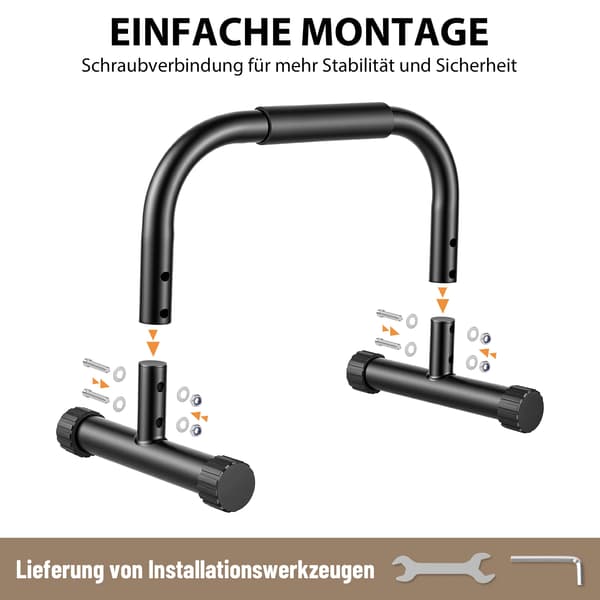 Parallettes Stænger, Ergonomisk Design, Anti-Skrid Stabilitet,Parallelbarren