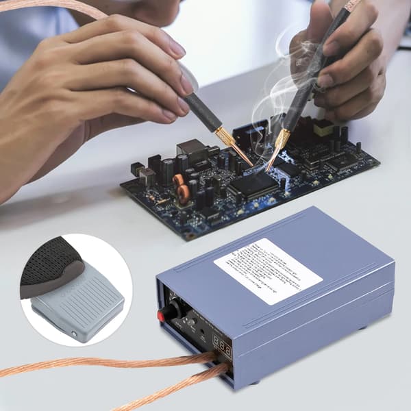 Punktsvets, 5000W Effekt, Justerbara 10 Växlar,Blå