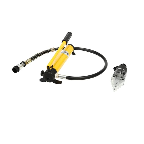 Flänspridare, 8 ton hydrauliskt tryck, kompakt design,Gul