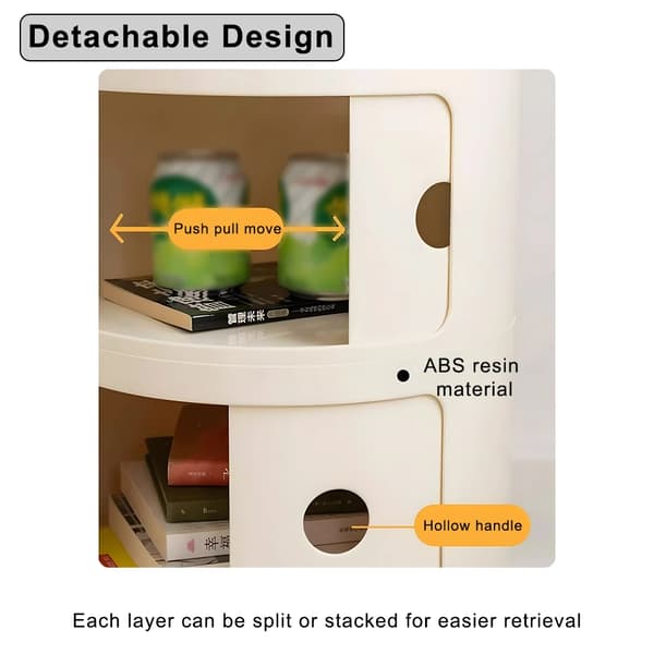 Sengebord, Moderne Design, Pladsbesparende Organizer,2 lag