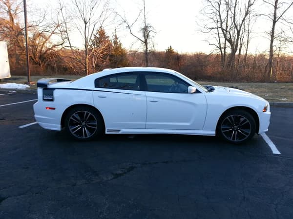 Spoilervinge, Fabrikstil, Passer til 2011-2020 Dodge Charger,glans sort