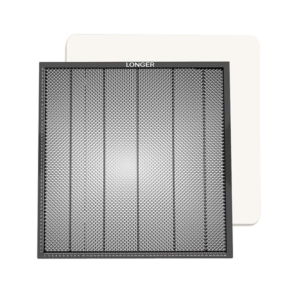 Honningkagepanel til lasergravering, holdbar stål konstruktion, optimal røgstyring,500*500mm