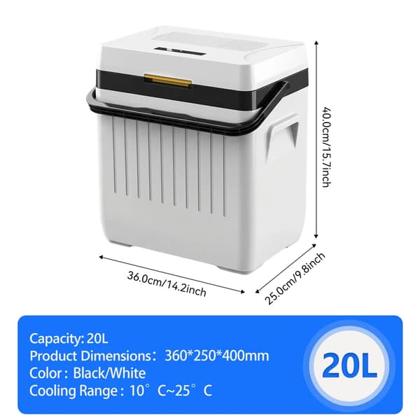 Kylskåp, Bärbar Mini Fryser, Effektivt Kylsystem,20L