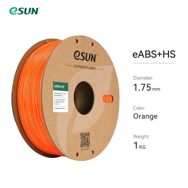 3D-printer filament, højhastighed, forbedret holdbarhed,Appelsin