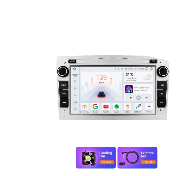 Bil Multimedia Afspiller, Skærmstørrelse, Multi-Format Understøttelse