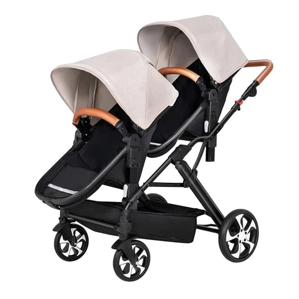 Bæresele til spædbørn, sammenklappeligt rejse-design, to-vejs siddepladser,Khaki
