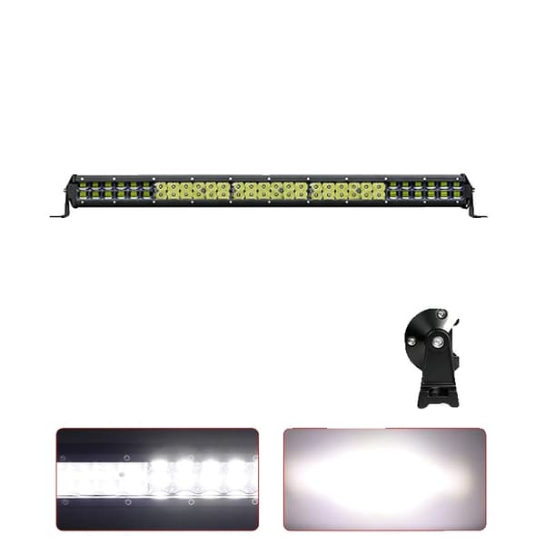 LED-ljusramp, vattentät, dubbelrad,24tum Dual Row
