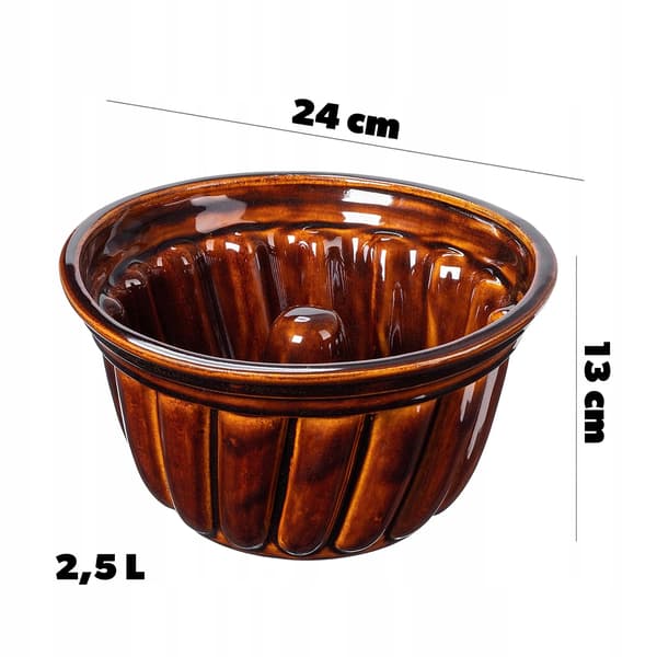 Bagetallerken, Stentøjsmateriale, Klassisk Design,Brun