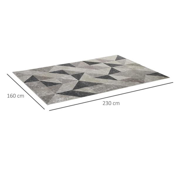 Matta, Modern Design, Geometriskt Mönster, 230X160X0.6 cm, MÅNGSIDIG
