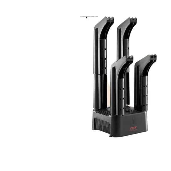 Sko Tørrer, Bærbar Design, Multifunktionel Tørring,4 Tubes Fan Tørring